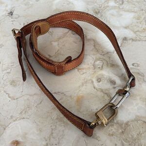 Authentic Louis Vuitton Vachetta Leather Shoulder Strap 35”-42”